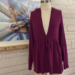 Old Navy Hoodie Baby Doll Top